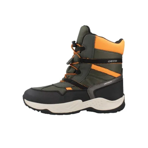 GEOX J Sentiero Детские зимние сапоги High Top Армейский зеленый Kids