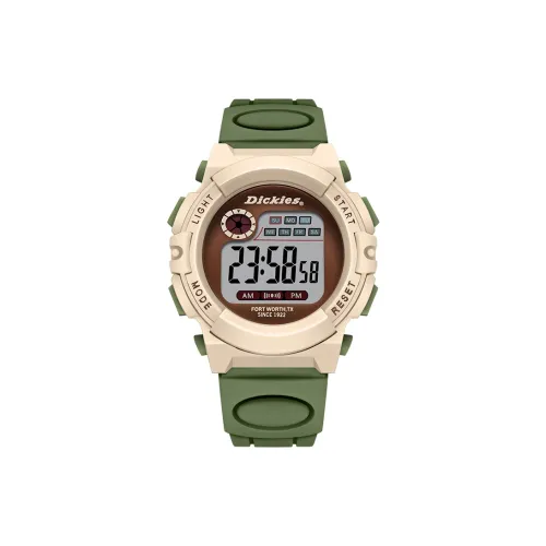 Dickies Электронные часы Механизм TPU Ремешок Розовый Циферблат Унисекс