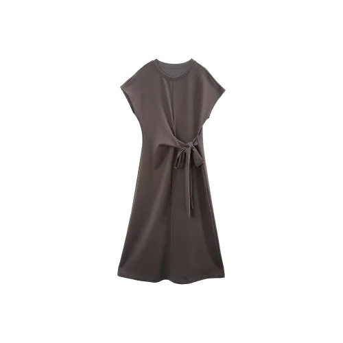 A paradise for awakening Короткий рукав Платье Женское