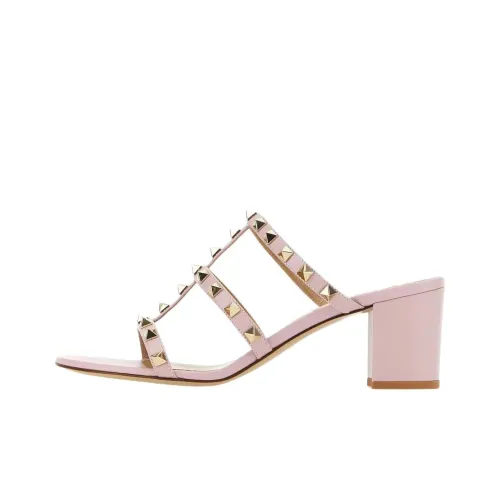 Valentino Rockstud Слипоны Женские Розовые