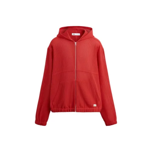 ZARA Red Men's Jackets ZARA Красные Мужские Куртки