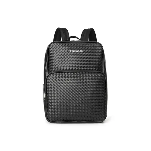 Mulinsen ПУ (полиуретан) Рюкзак Стандартный Унисекс Черный