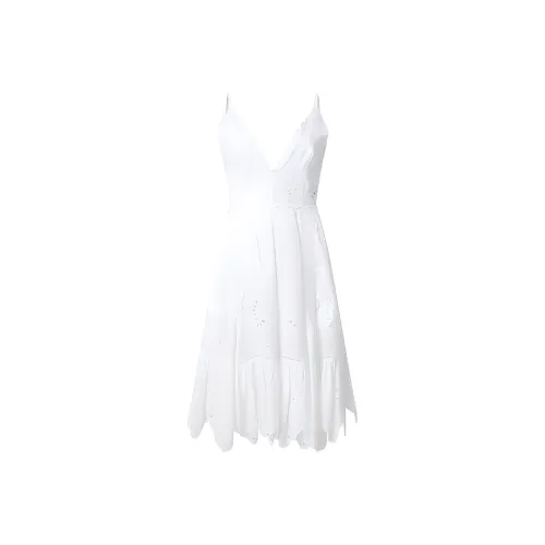 WEEKEND MaxMara Slip Платье Женское Белое