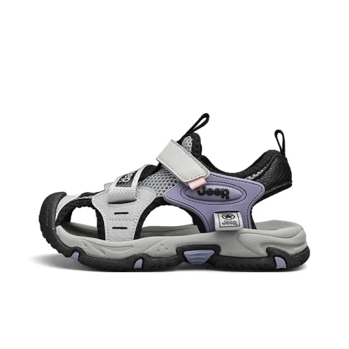 JEEP Анти-KICK Устойчивые к Износу и Дышащие Низкие Сандалии для Детей