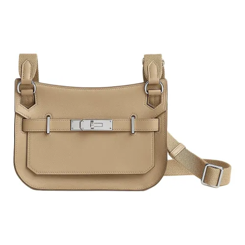 HERMES Jypsiere Swift Телячья кожа Сумка через плечо Сумка на плечо Мини Женская Хаки