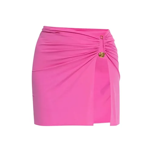 VERSACE SS25 Облегающая Юбка Женская Ярко-Розовая