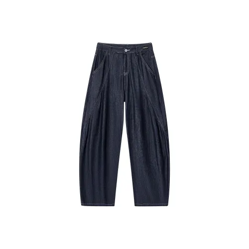 REMEFIT Темно-синие унисекс джинсы