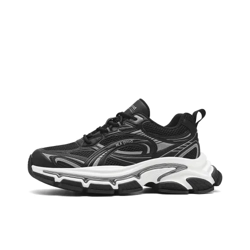 HLA Дышащие Кроссовки с Низким Верхом и Толстой Подошвой для Увеличения Высоты Мужские