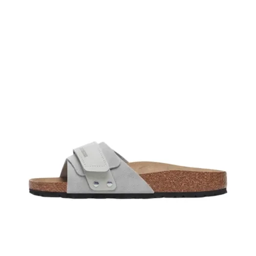 Birkenstock Oita Slip-on устойчивые слипоны женские шалфейно-зеленые узкие