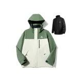 Премиум серый/лесной зеленый (3 в 1 флис подкладка)