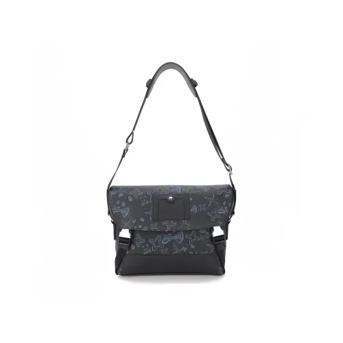 CANUDILO Сумка через плечо из синтетической кожи стандартная мужская черная