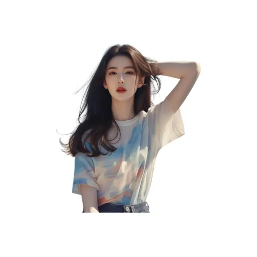 YICHEN Т-рубашка с оборванным рукавом женская