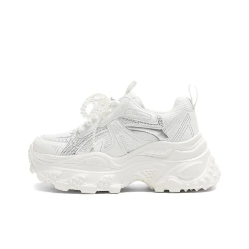 JOSINY Противоскользящие устойчивые к истиранию низкий топ кроссовки с толстой подошвой женские