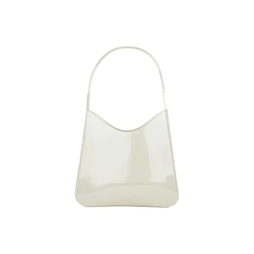 SAINT LAURENT Лакированная кожа Сумка через плечо Hobo Женская Ярко-серый