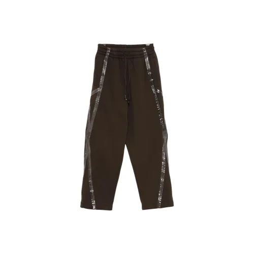 A COLD WALL* Вязаные тренировочные брюки мужские цвет кофе