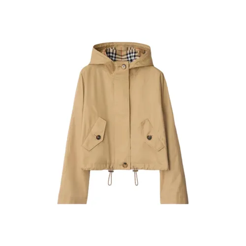 Burberry SS25 PARKA Пальто Женское Льняное