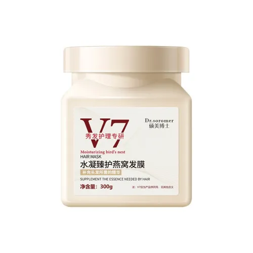 DR.SOROMER V7 Гидрогелевая маска для волос Премиум Bird's Nest Volumizing and Fluffing Up Контроль пушистости 300 мл