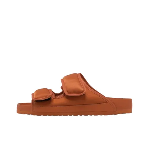 Birkenstock Arizona Cosny Устойчивые к истиранию Слипоны Унисекс Жжено-оранжевый