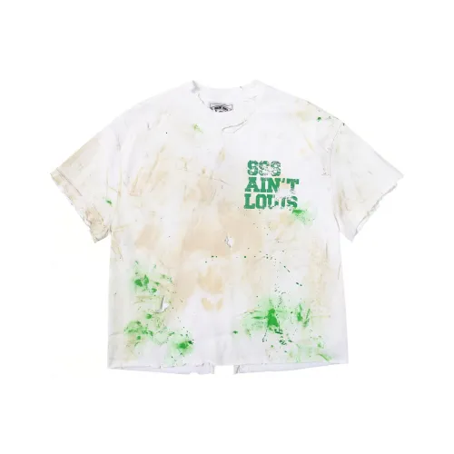 SSSAINT LOUIS T-Shirt Унисекс Белый