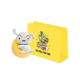 Светящийся Белый + Бумажный пакет