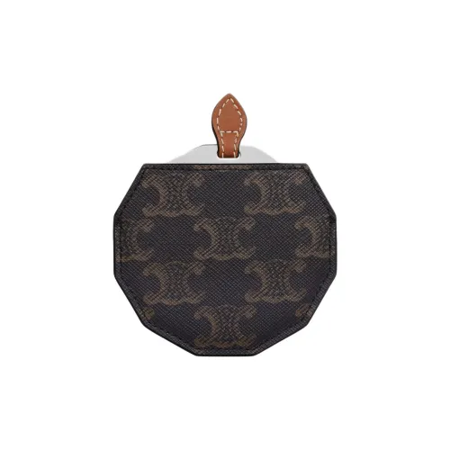 CELINE Triomphe Холст Путешественный Сумка для хранения Унисекс Коричневый