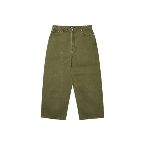 Дворцовый темно-зеленый унисекс джинсы