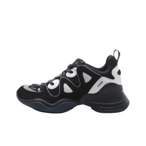 FENDI Низкий топ Повседневная обувь Мужская Черный