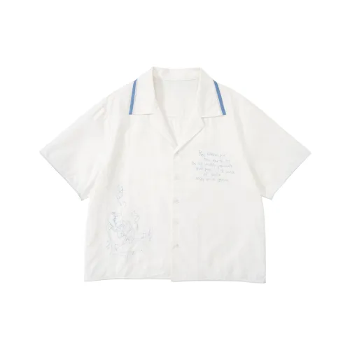 FDMWAVE Бежевый Мужской Рубашки