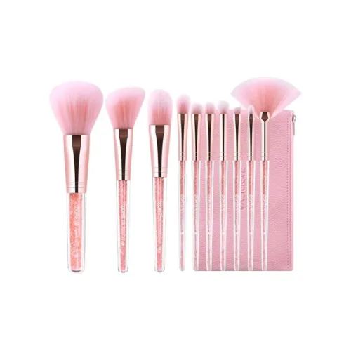 ZOREYA Dance Among Flowers Makeup Brush Набор Мягкий и Дружественный к Коже 10 шт. Щетка + Сумка