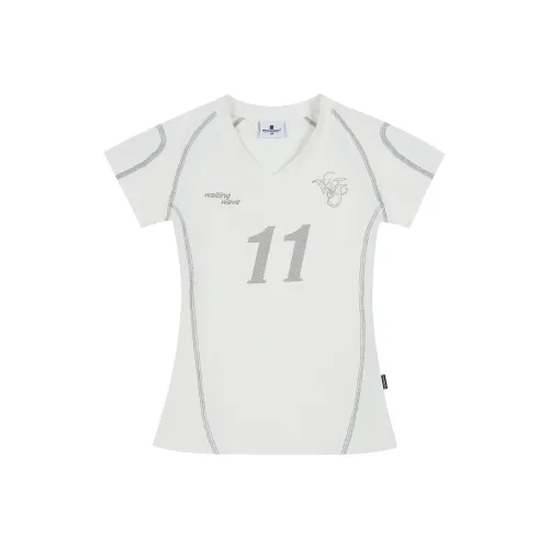 WAITINGWAVE Женские футболки с коротким рукавом