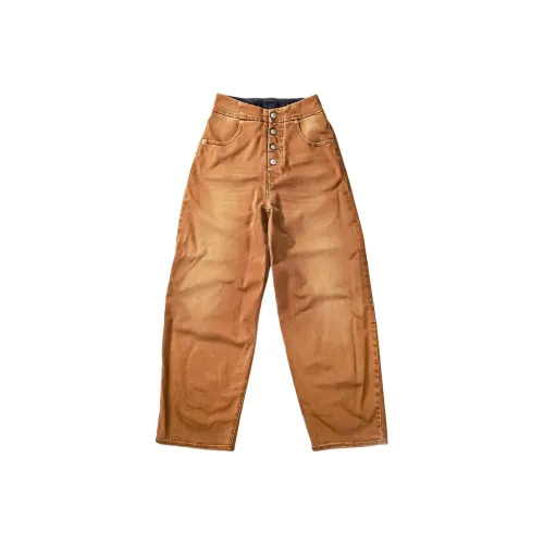 MM6 MAISON MARGIELA Джинсы Женские Коричневый