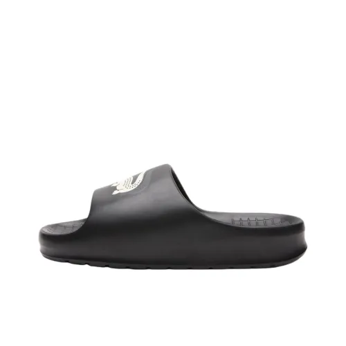 Слипоны LACOSTE Collaboration SERVE SLIDE 2,0 Черные Мужские