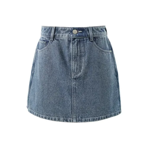 3COLOUR Джинсовые короткие юбки Женские