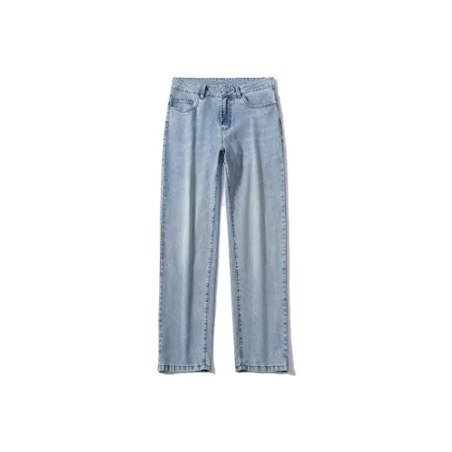 Go it alone Светло-синие Унисекс Джинсы