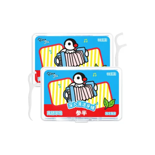 CANBAN x PINGU Penguin Collaboration Фруктовый ароматизированный свежий Floss Sticks 50 шт. коробка *2