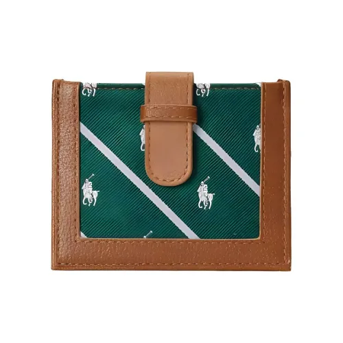 Polo Ralph Lauren Кожа Держатель для карт Мужской Зеленый