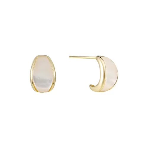 SHINE Серьги с покрытием из 14K золота, женские