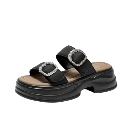 GEMEIQ Металлические слипоны с устойчивой подошвой женские