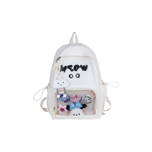 Meow In The Grass Нейлон Рюкзак Унисекс Многоцветный