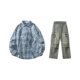 Washed Blue + Vintage Yellow Mud Pants  
Вымытые синие + винтажные желтые грязные штаны