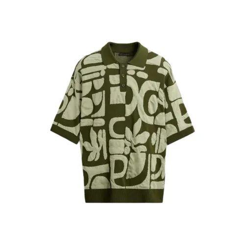 ZARA Зеленая Мужская Поло