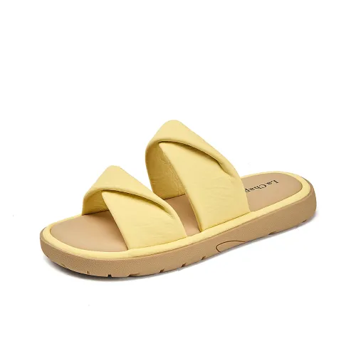 La Chapelle Slip Resistant Abrasion Resistant Слипоны Женские Желтые