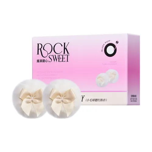 ROCK SWEET Короткий Бархат Пудра Румяна с Текстурой Pom Легко Наносится