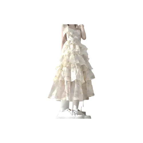 Абрикосовый цветок Женские Слип-платья