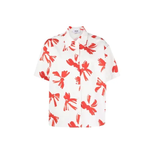 MSGM Белые Женские Рубашки