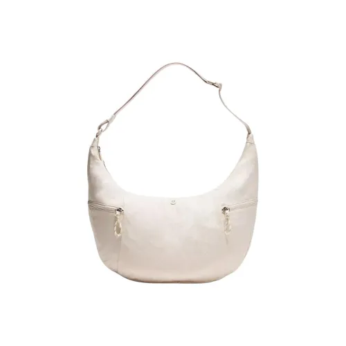 lululemon Нейлон Портативная Сумка через плечо Сумка на плечо Большая Унисекс Light Айвори