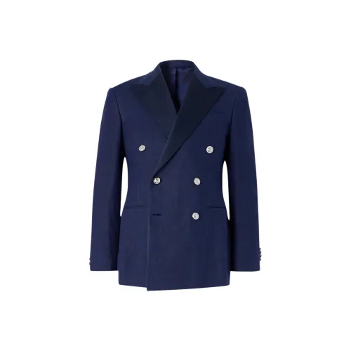 Ralph Lauren Purple Label Морской Синий Мужской Деловой Костюм