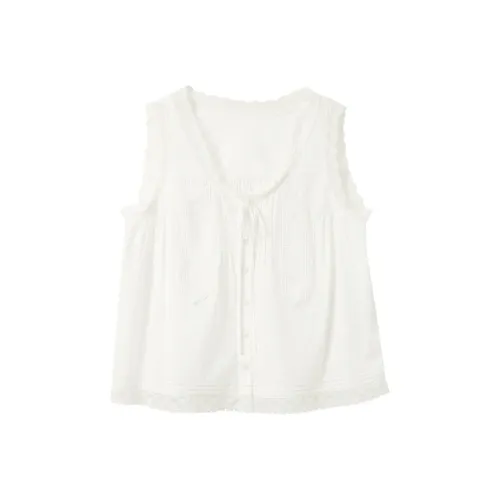 3COLOUR Жемчужно-белые Женские Рубашки