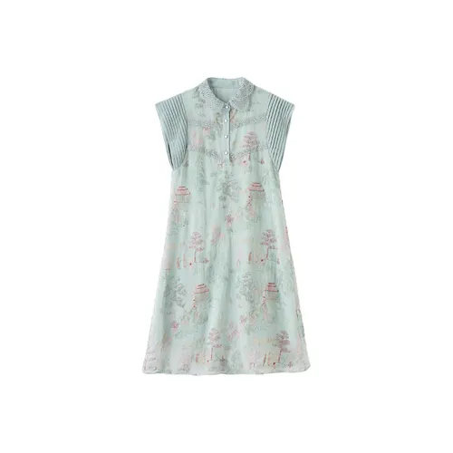 TEME Короткий рукав Платье Женское