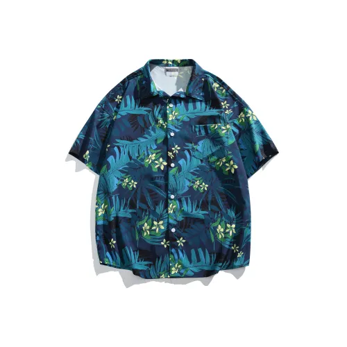 Lind Erki Гавайи Синий Унисекс Рубашки